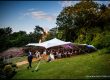 Garden marquee wedding in Suffolk