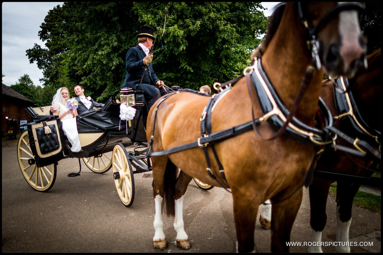 Horse Drawn Carriage at Rivervale Barn