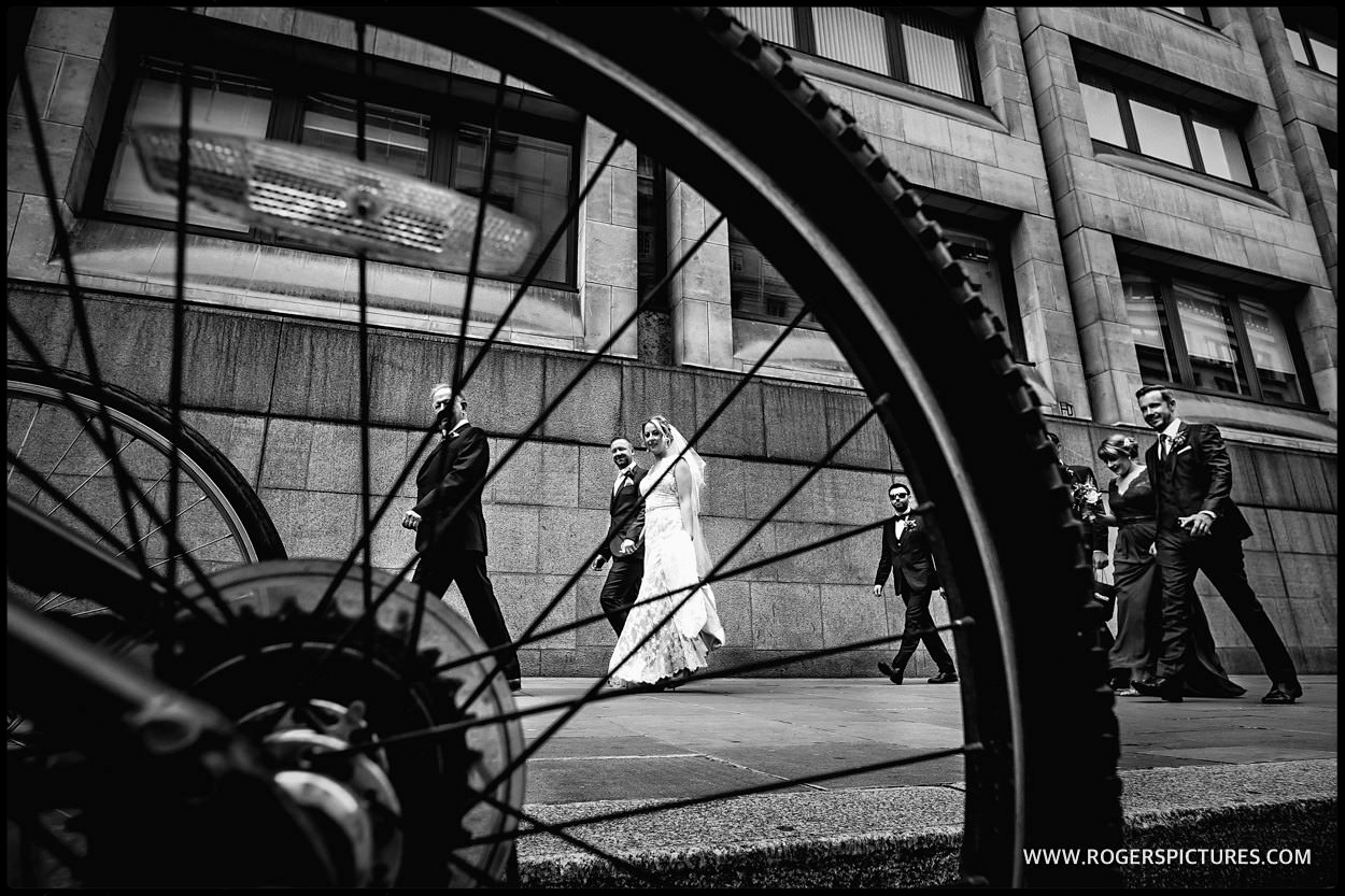 Ride London bride and groom portrait