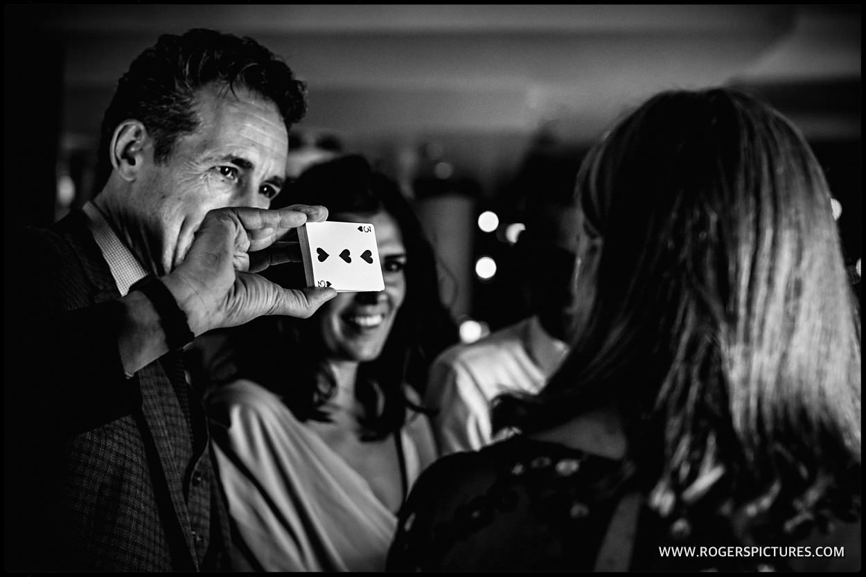 Wedding magician at the Pepys