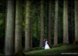 Woodland wedding photography