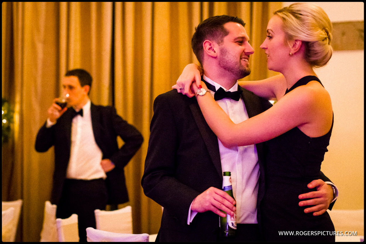 Guests at a Surrey wedding