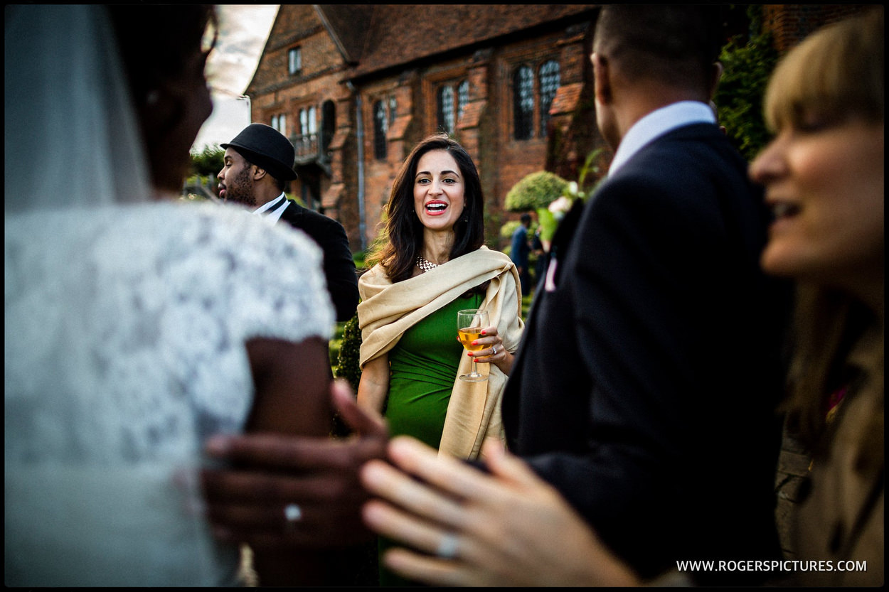 Guests at Hatfield house