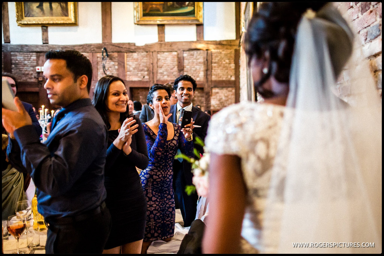 Wedding guests in the old Palace