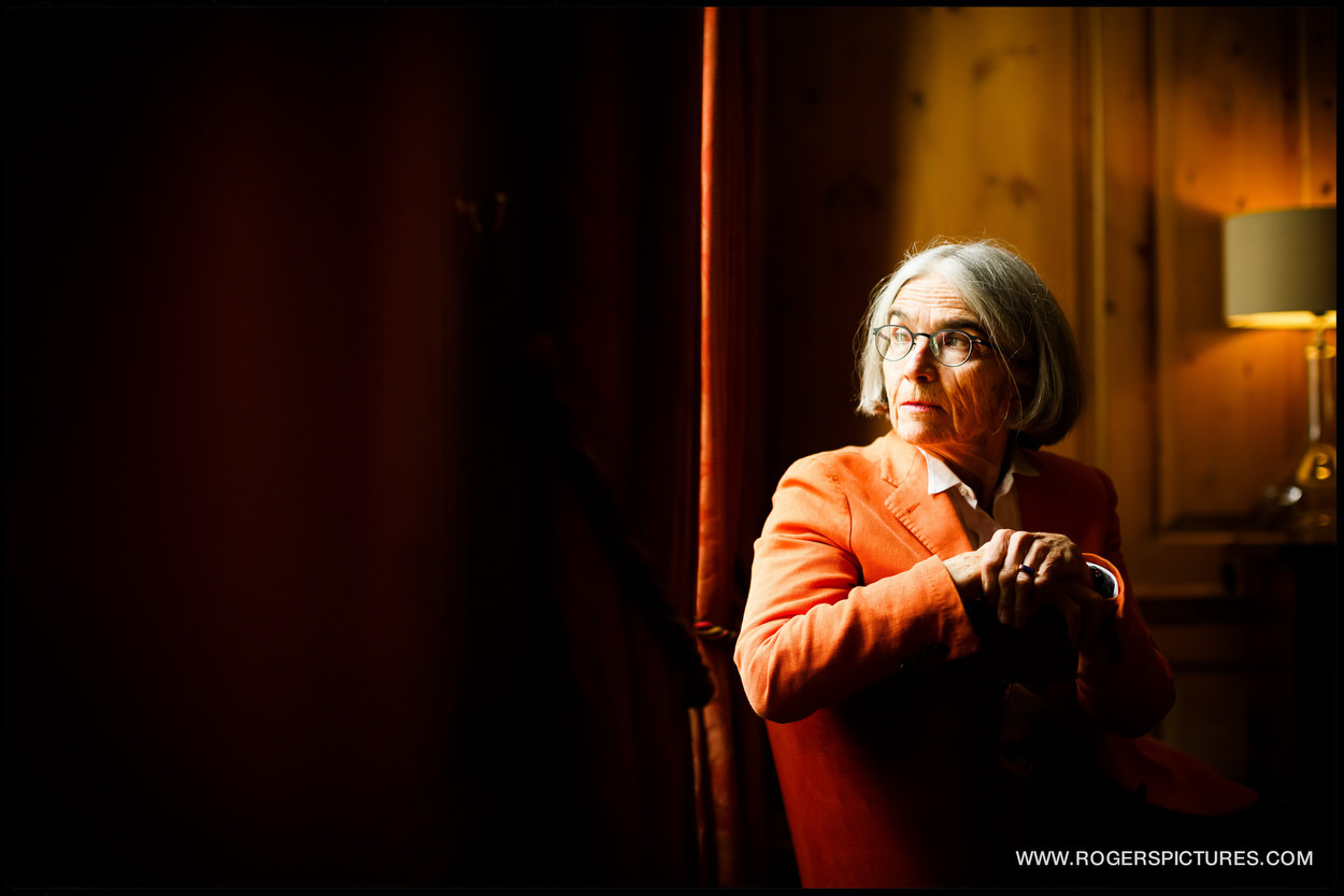 Portrait of Donna Leon, at Durrants Hotel in London.