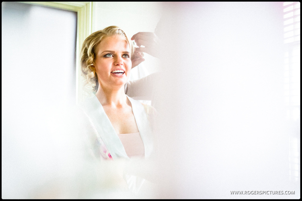 Bride preparations at St Michael's Manor Hotel