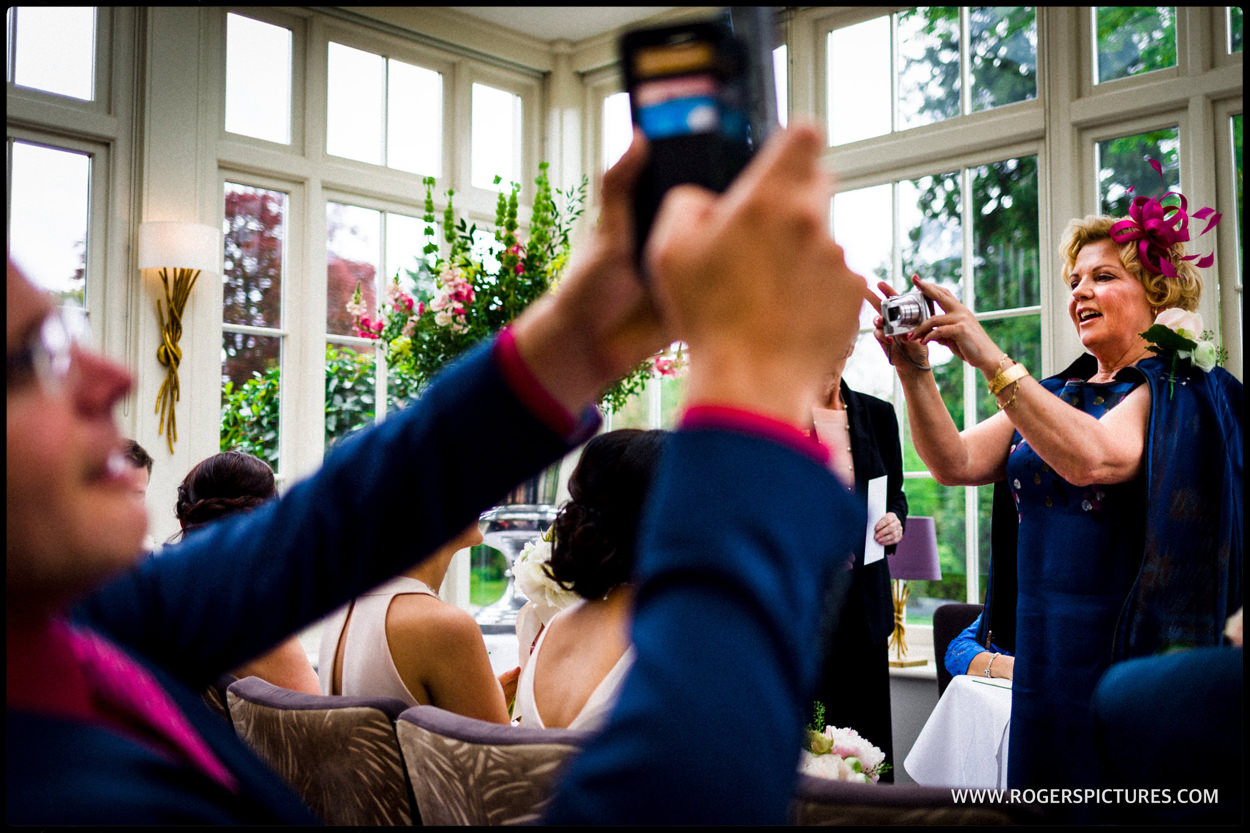 Newly weds photographed in St Albans wedding