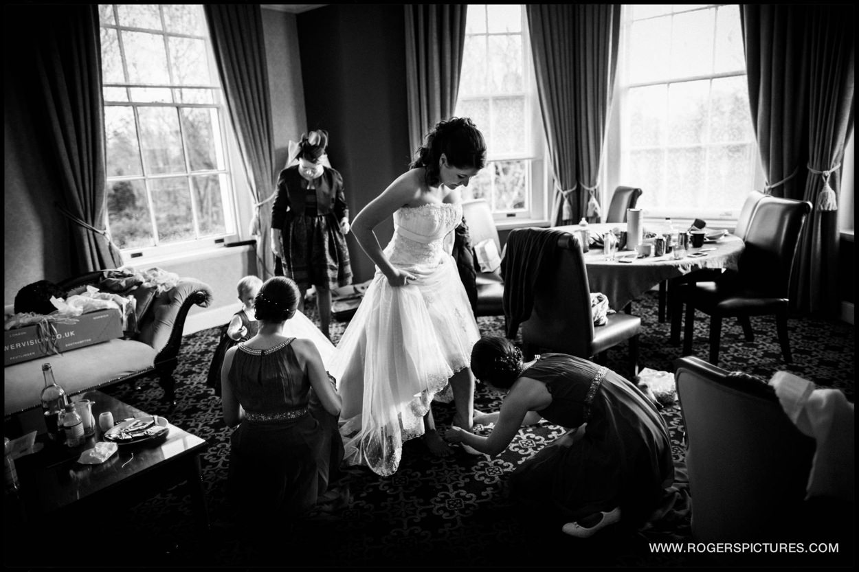 Burnham Beeches Hotel wedding photographer