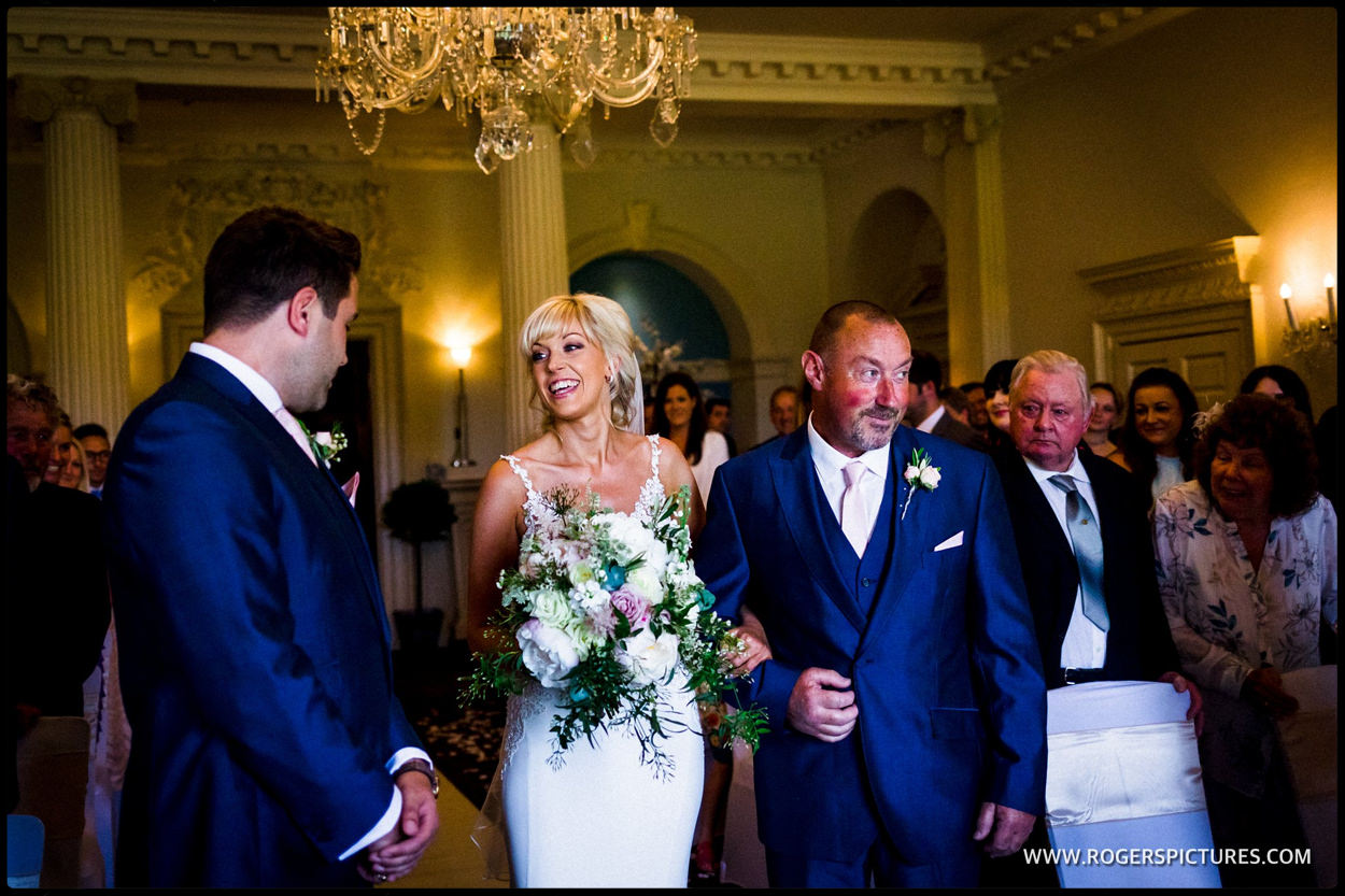 Sussex wedding ceremony at Buxted Park