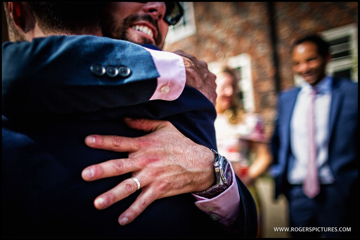 Hugs for the happy Couple