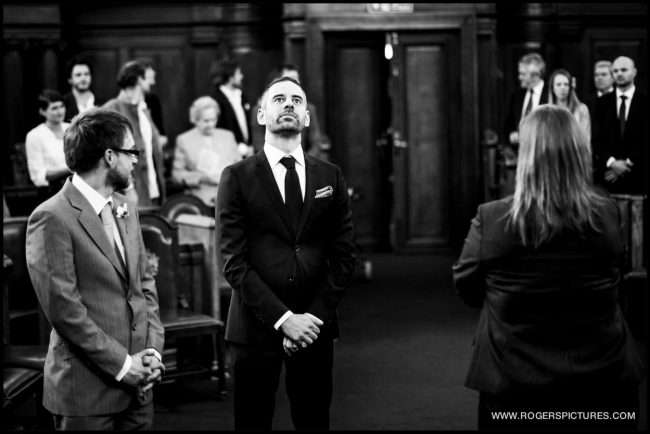 Grooms Nerves Islington Town Hall Nervous Groom at Islington Town Hall
