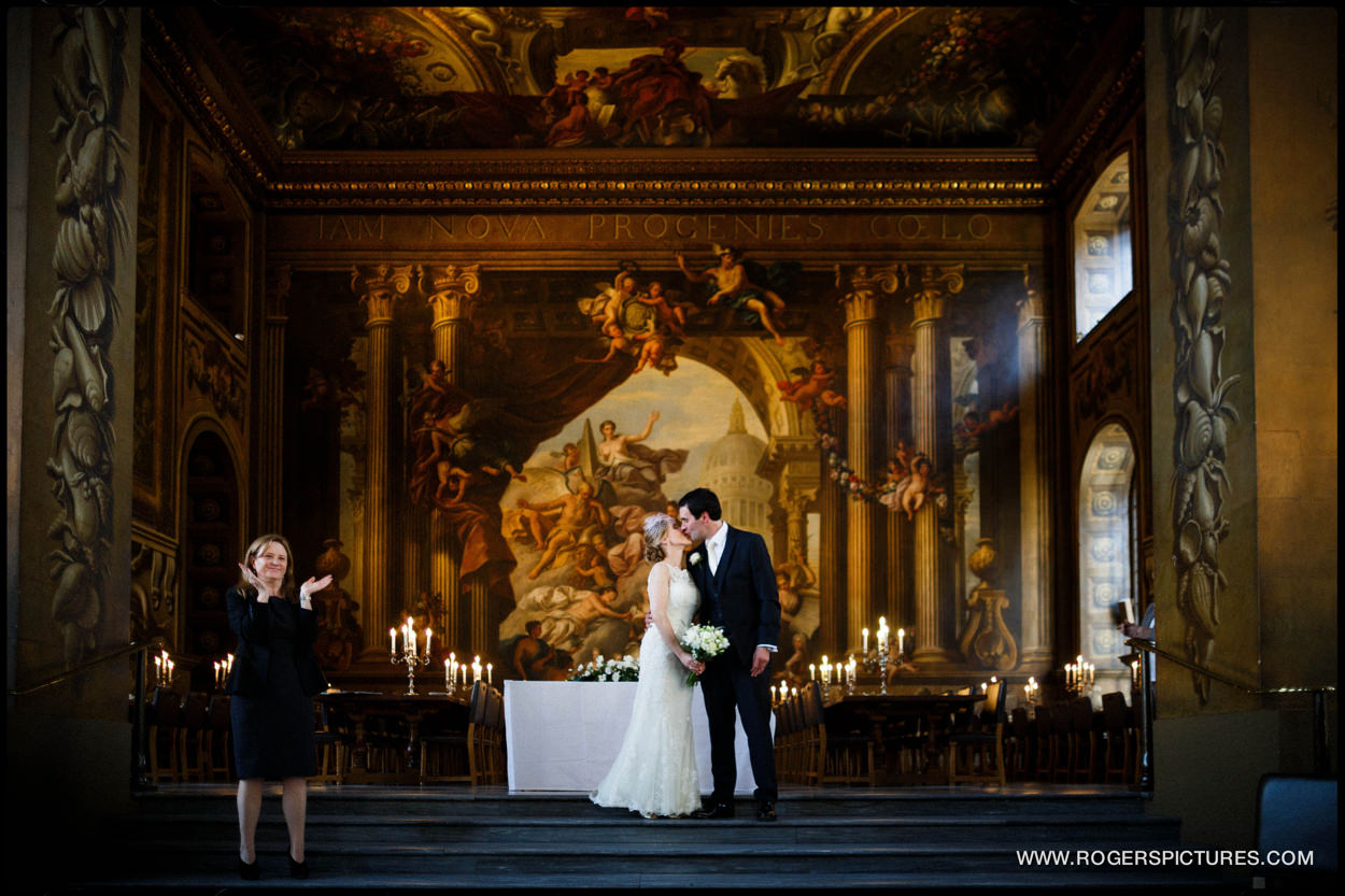 Stunning backdrop for a wedding in Greenwich