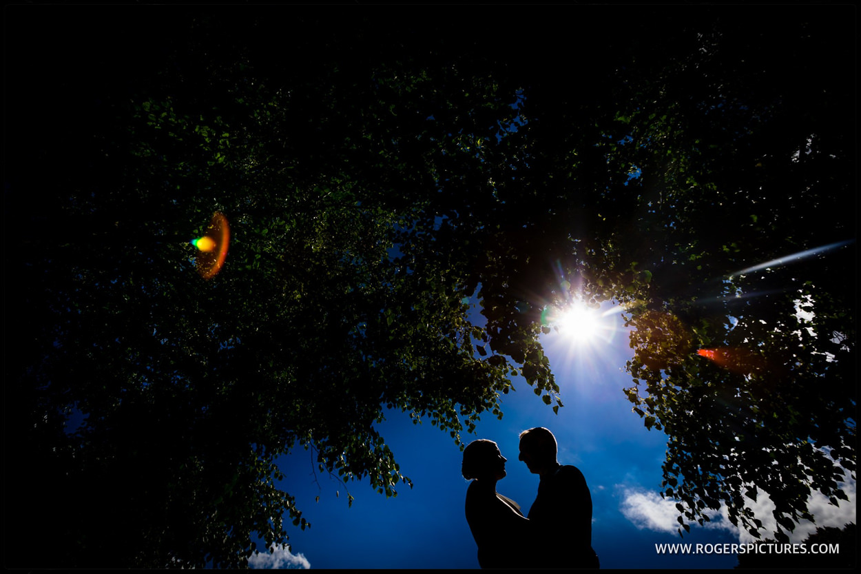 Couple portrait after a marriage at Minstrel Court