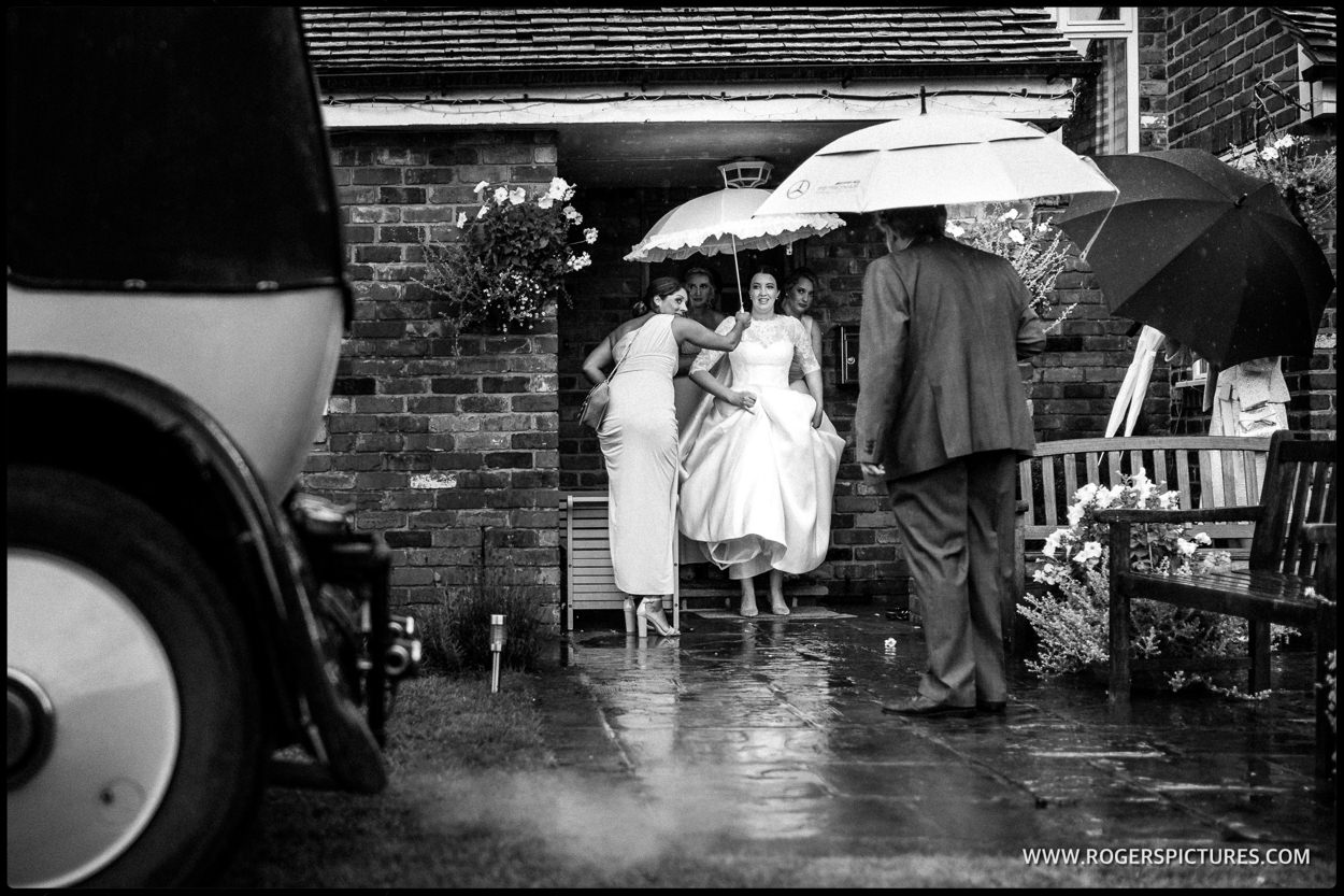 Rainy Wedding Day Photographer