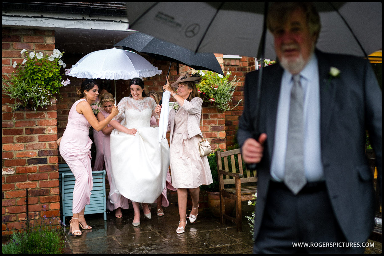 Rainy Wedding Day Photographer