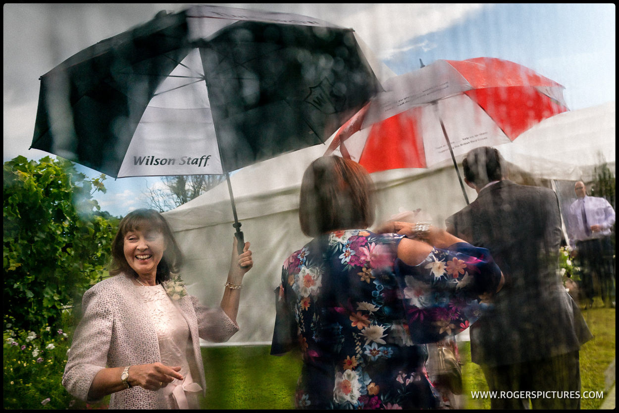 Rainy Wedding Day Photographer