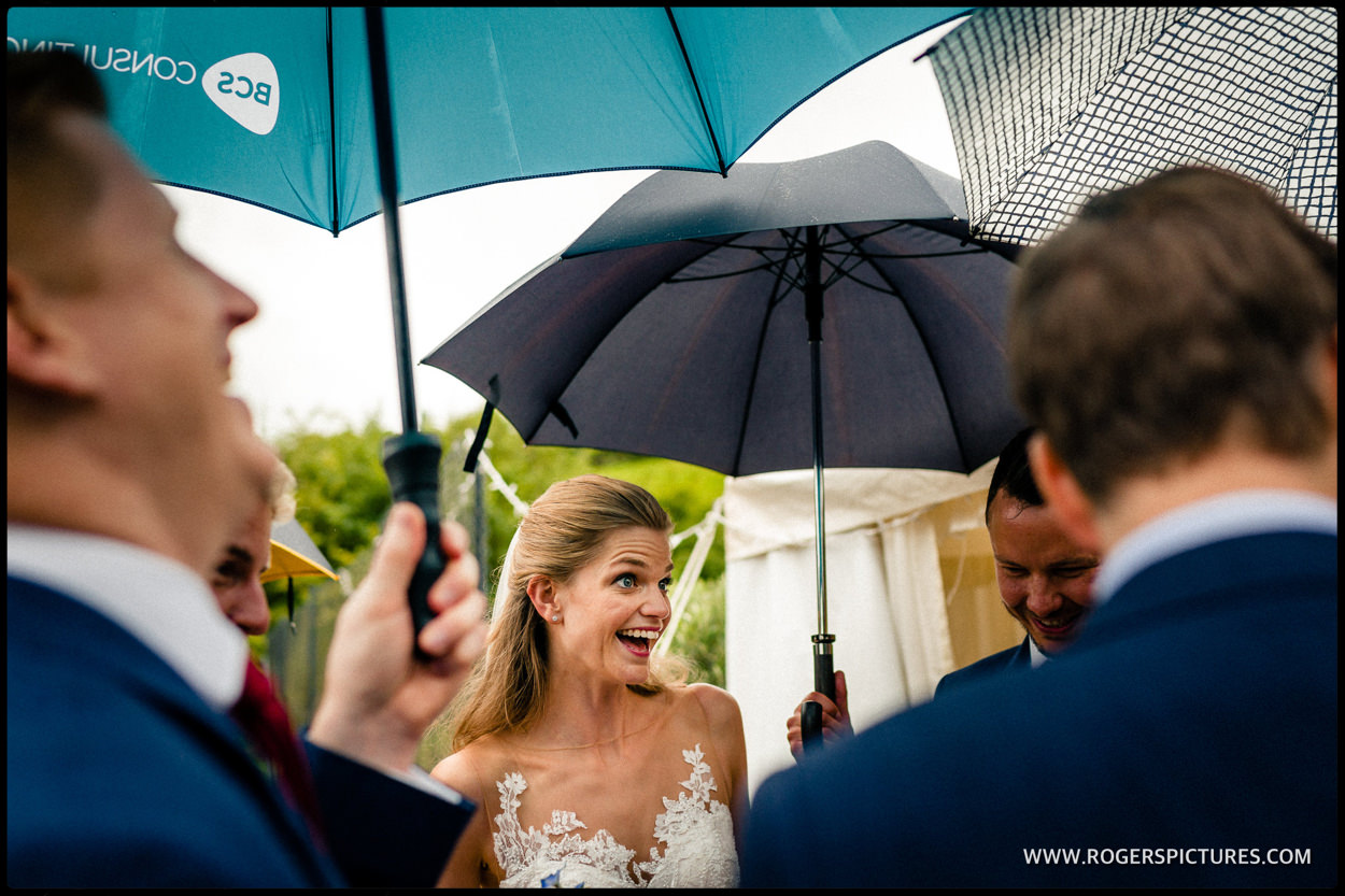 Rainy Wedding Day Photographer