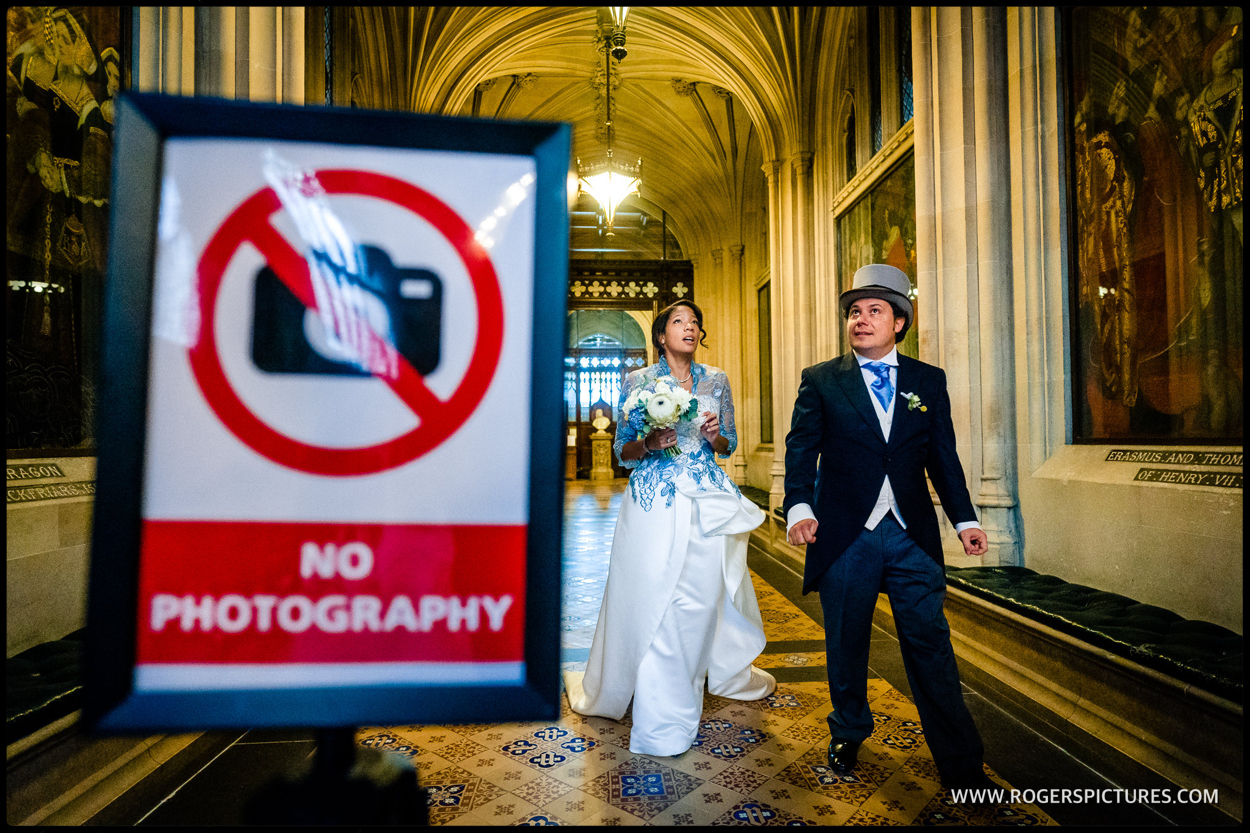 No Photography at House of Commons wedding