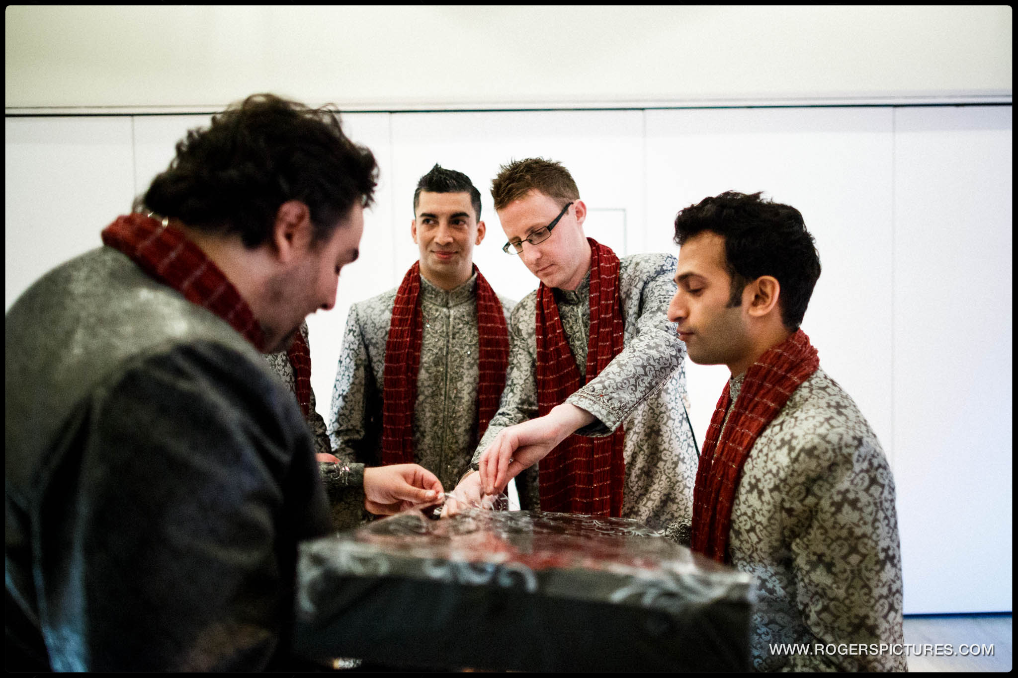 Stoke Place wedding groomsmen