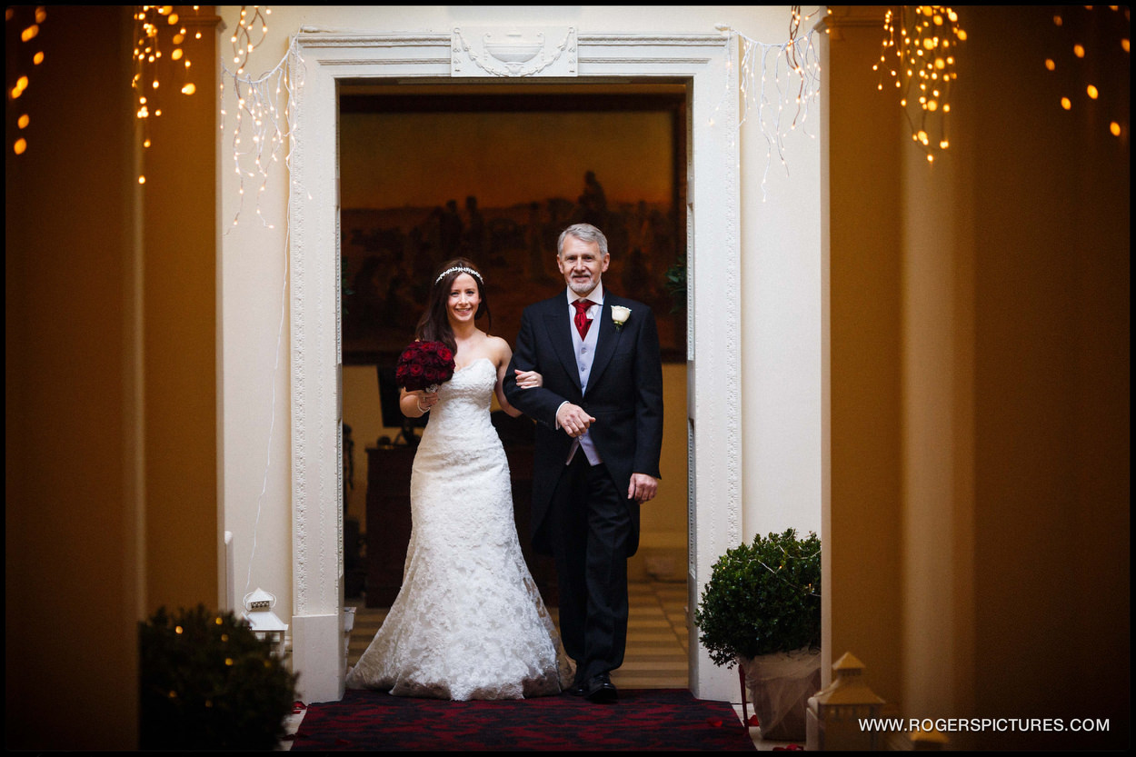 Bridal entrance at Buxted Park Hotel in Sussex