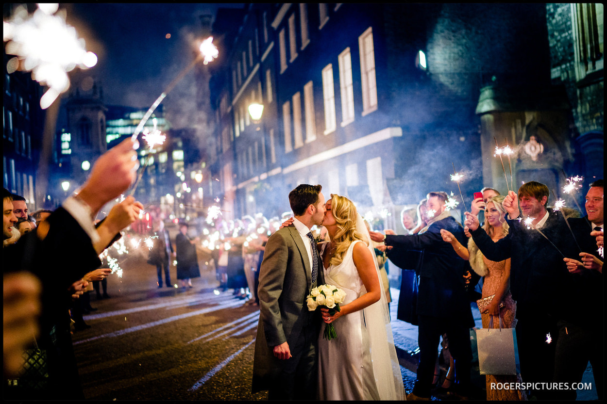 London wedding photographer at St Etheldredas church wedding