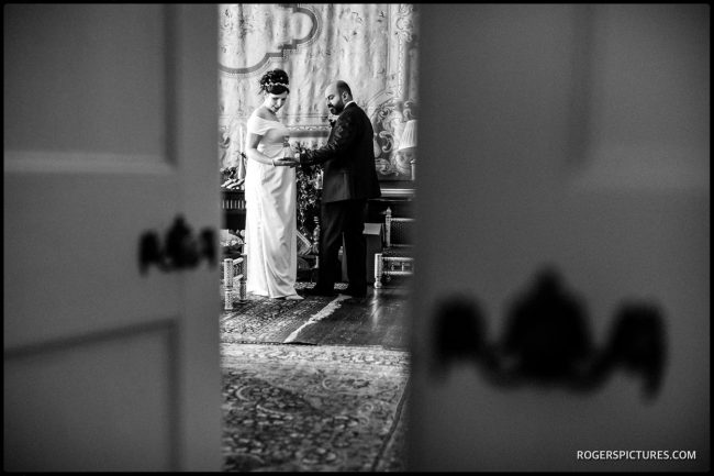 Winter wedding at North Cadbury Court