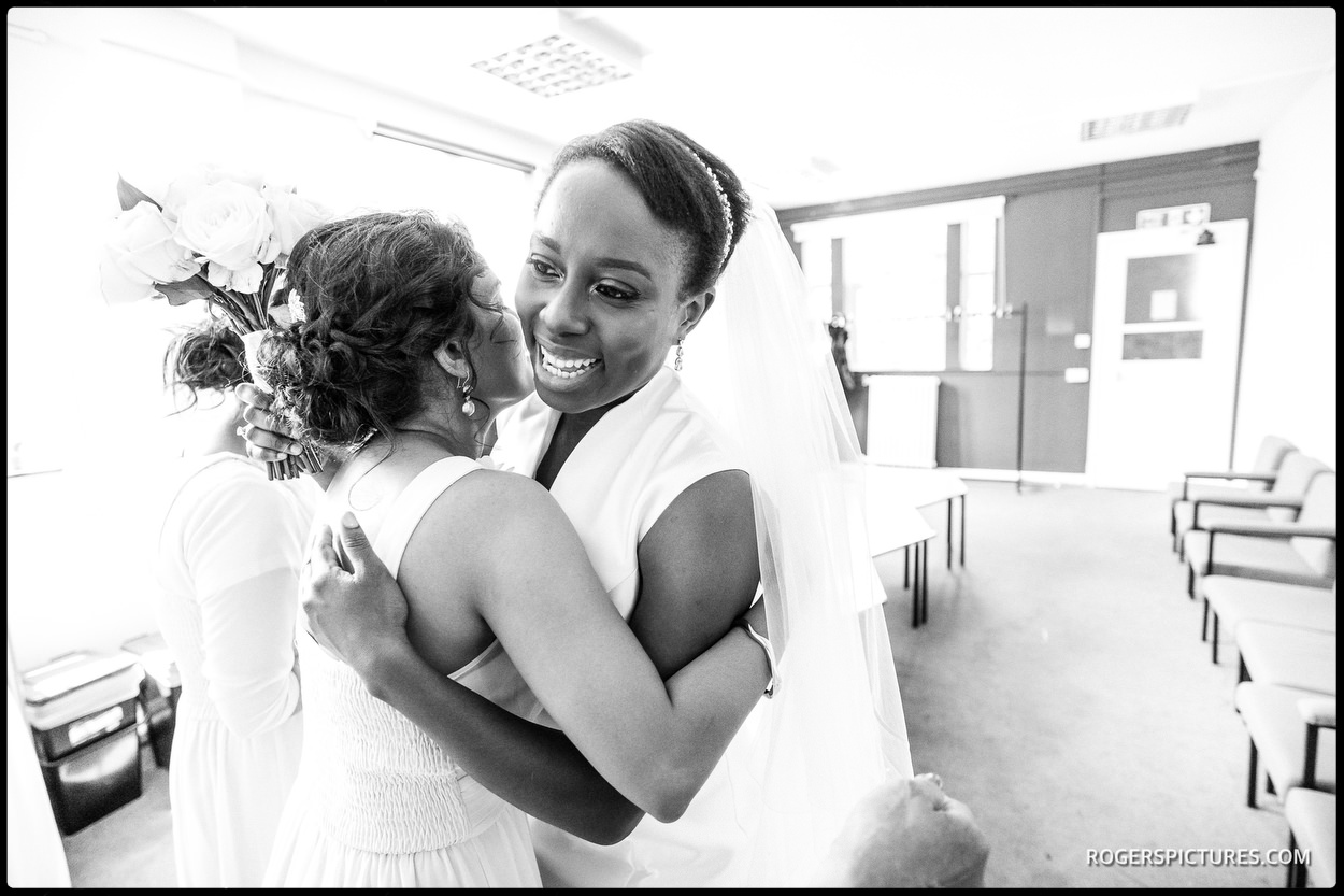 Celebrating getting married