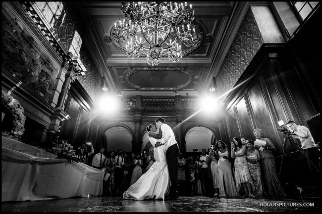 Couple's first dance