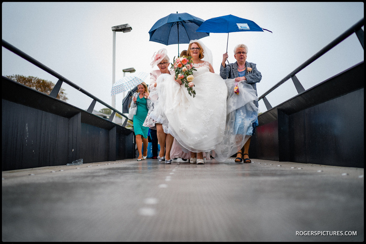 Rainy Wedding Day Photographer