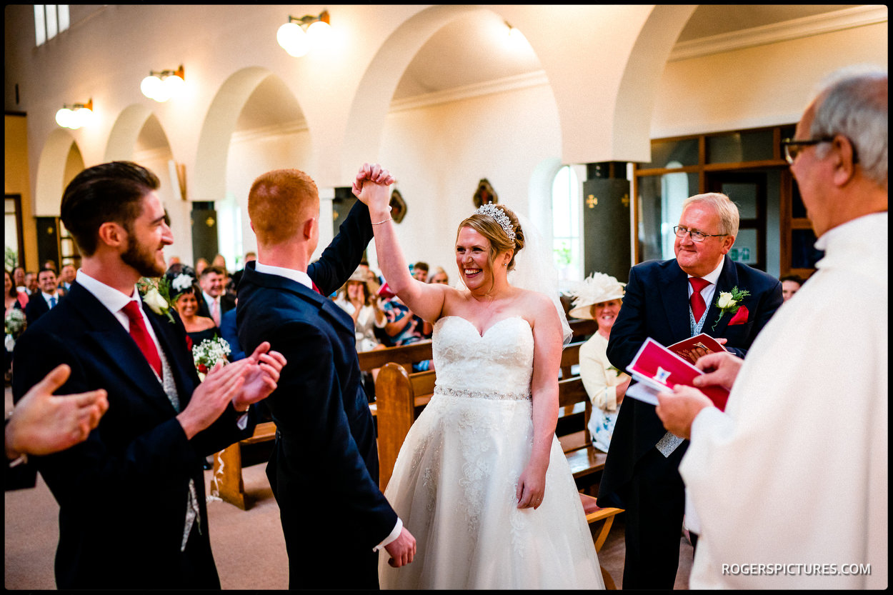 Couple getting married