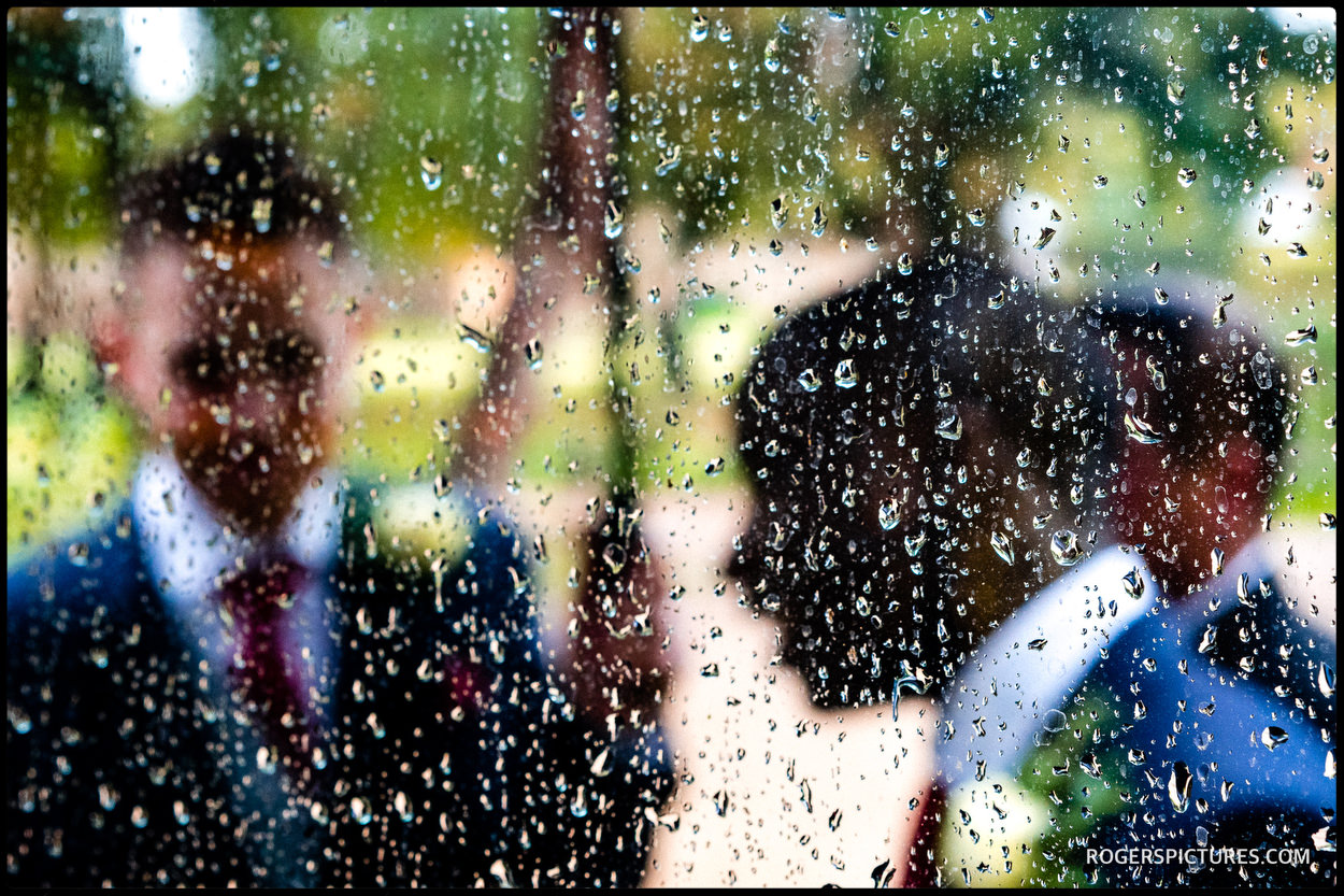 Rainy Wedding Day Photographer