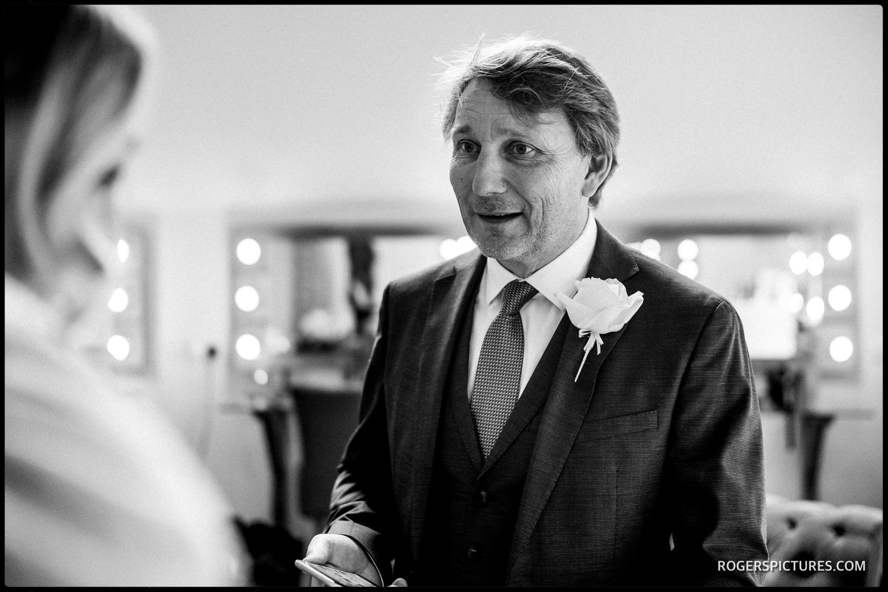 Father of the Bride at Millbridge Court Hotel wedding