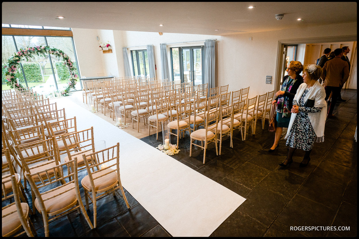 Millbridge Court Hotel wedding ceremony