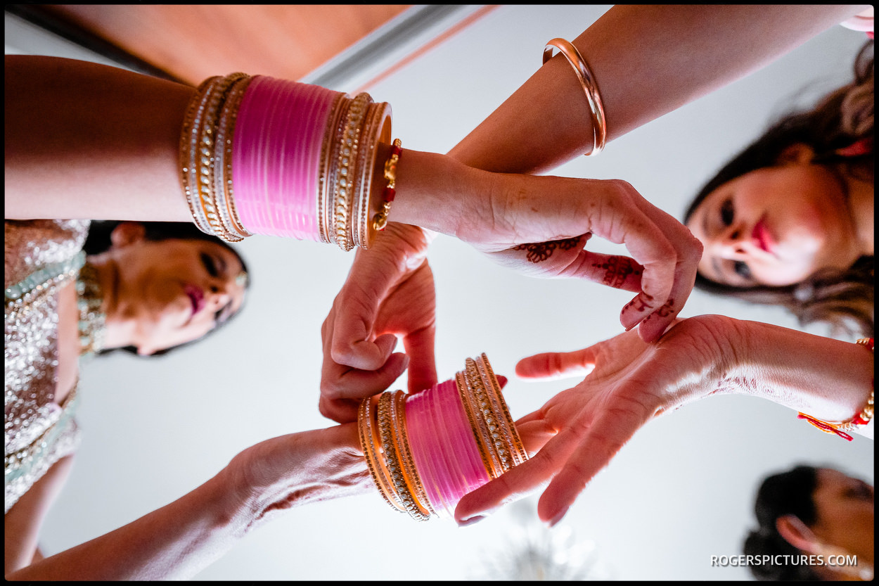 Indian bride bangles