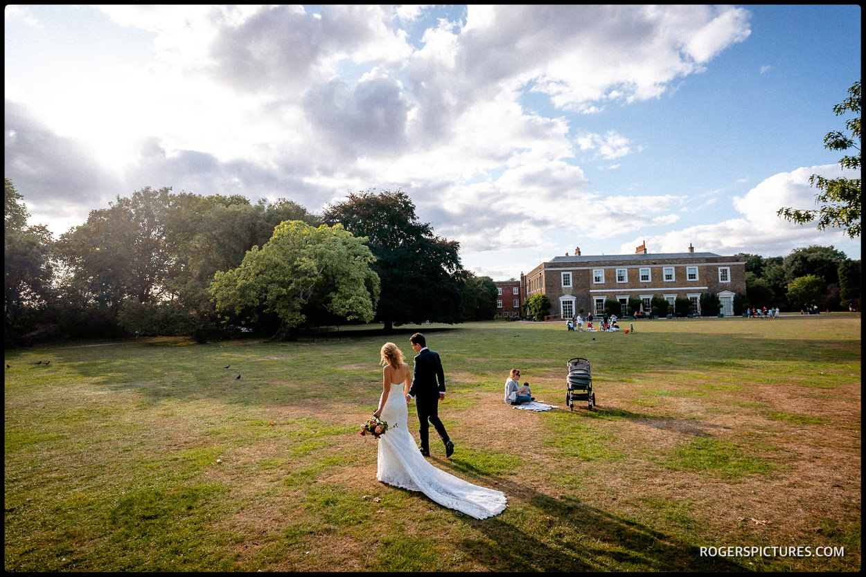 Fulham Palace wedding portraits