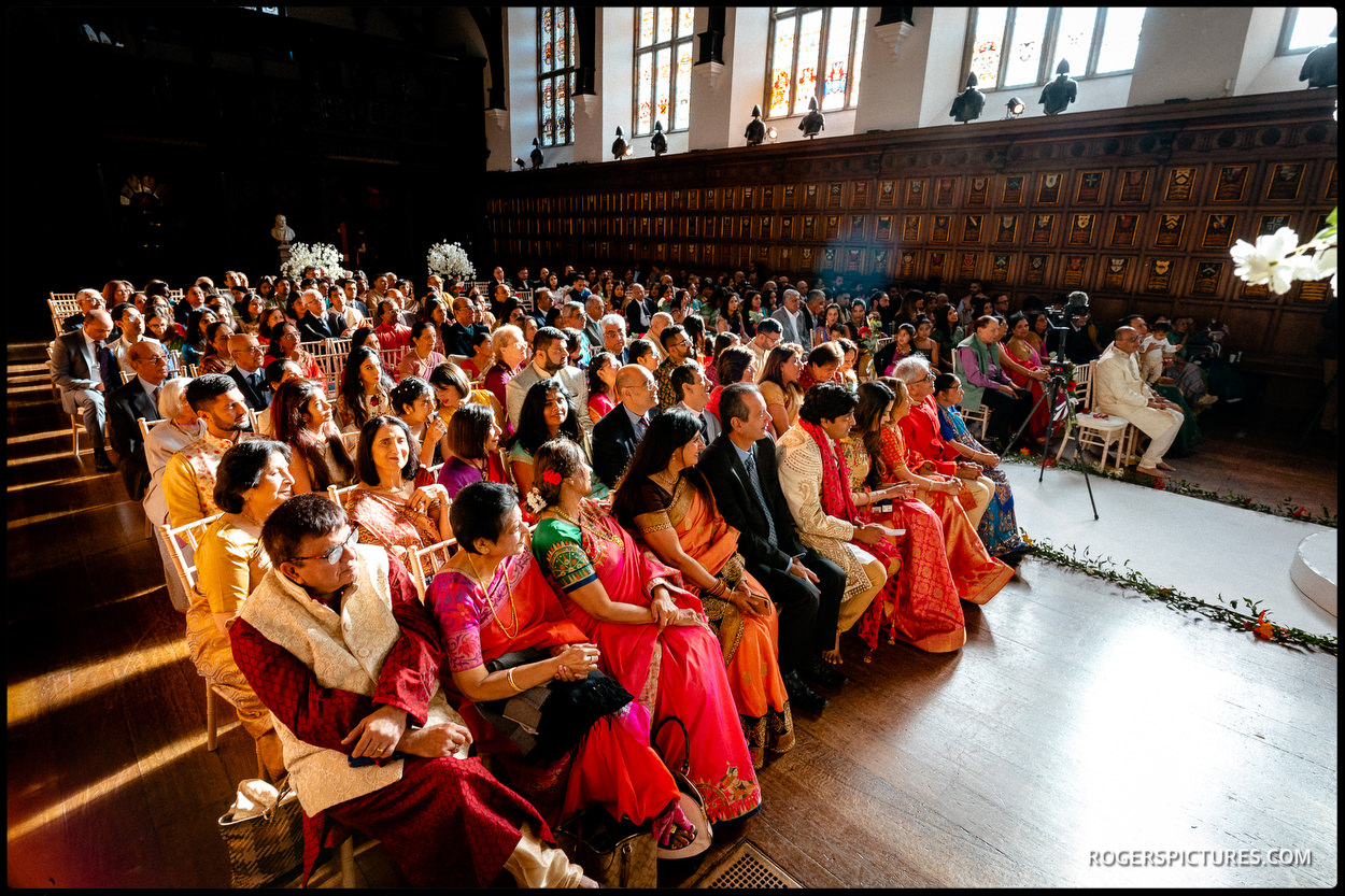 Indian wedding ceremony at Middle Temple Hall