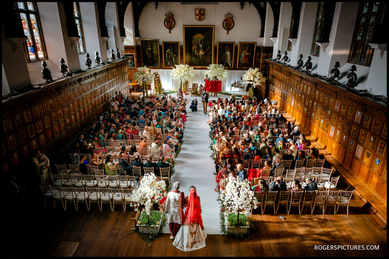 Middle Temple Indian wedding ceremony