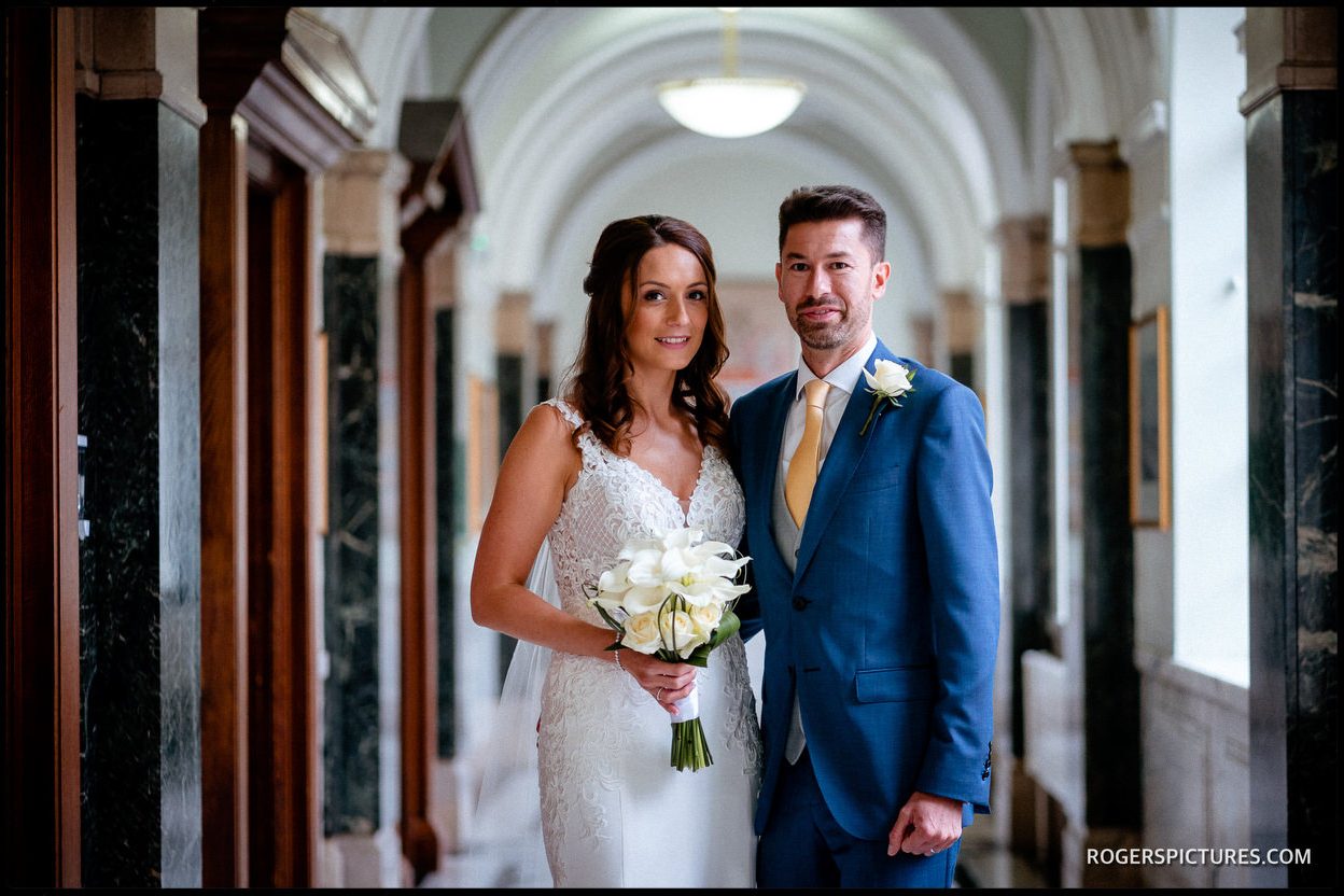 Portrait at Islington Town Hall wedding