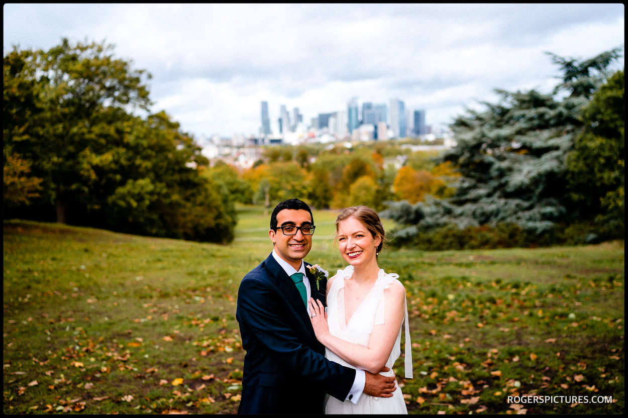 London wedding photos in Greenwich Park