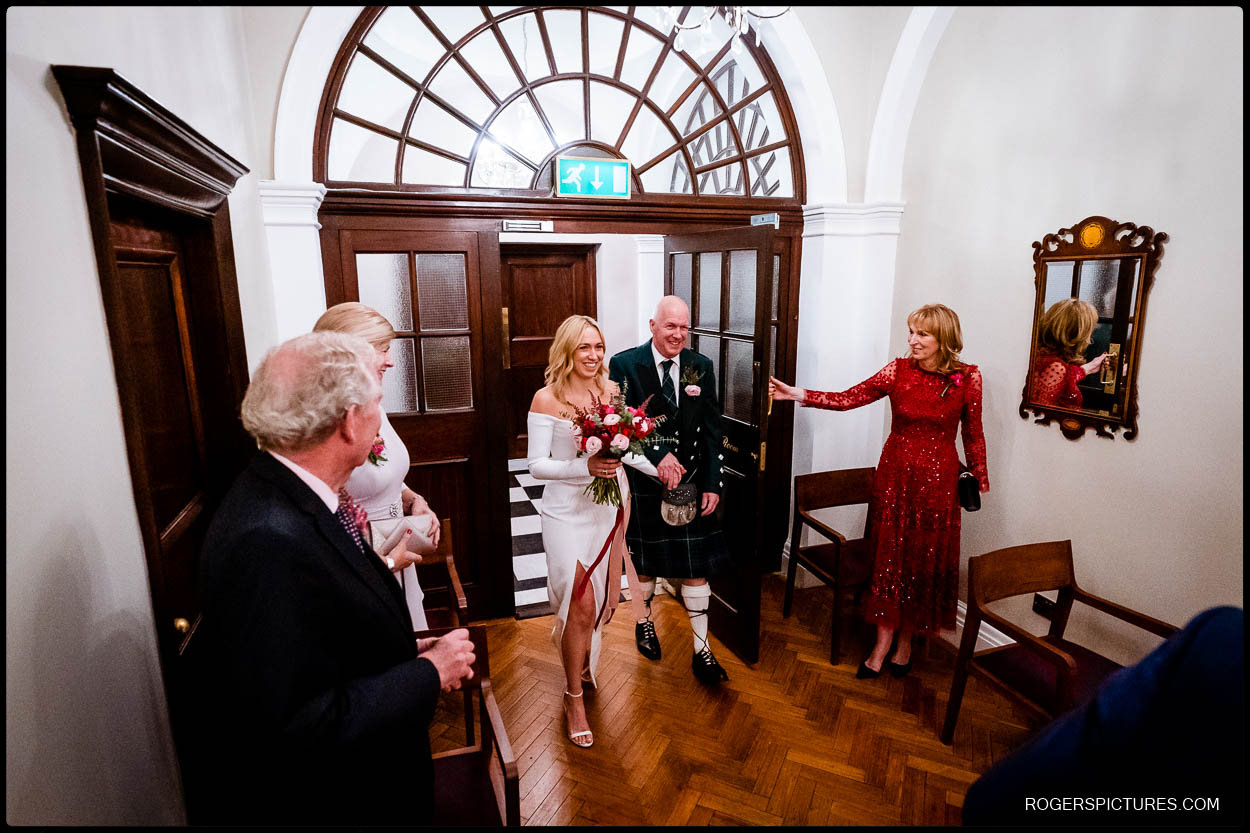 Chelsea Town Hall Winter Wedding | Wedding Photographer UK