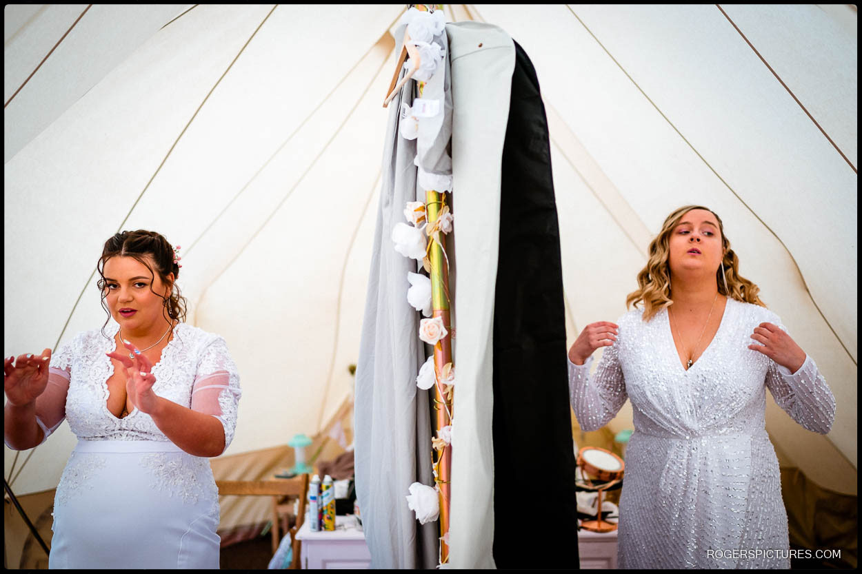 Same Sex Glamping Wedding | PR Photography