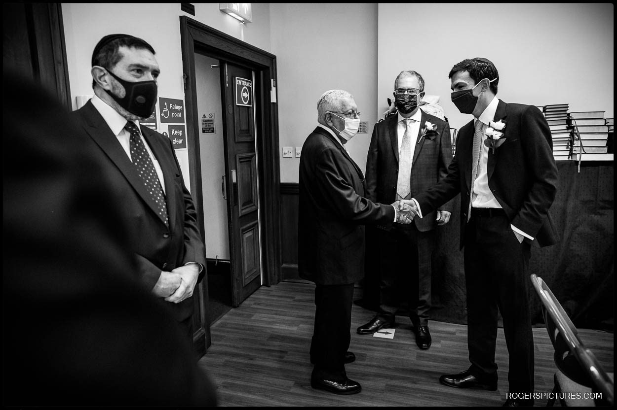 Groom Tish at Hampstead Garden Suburb Synagogue