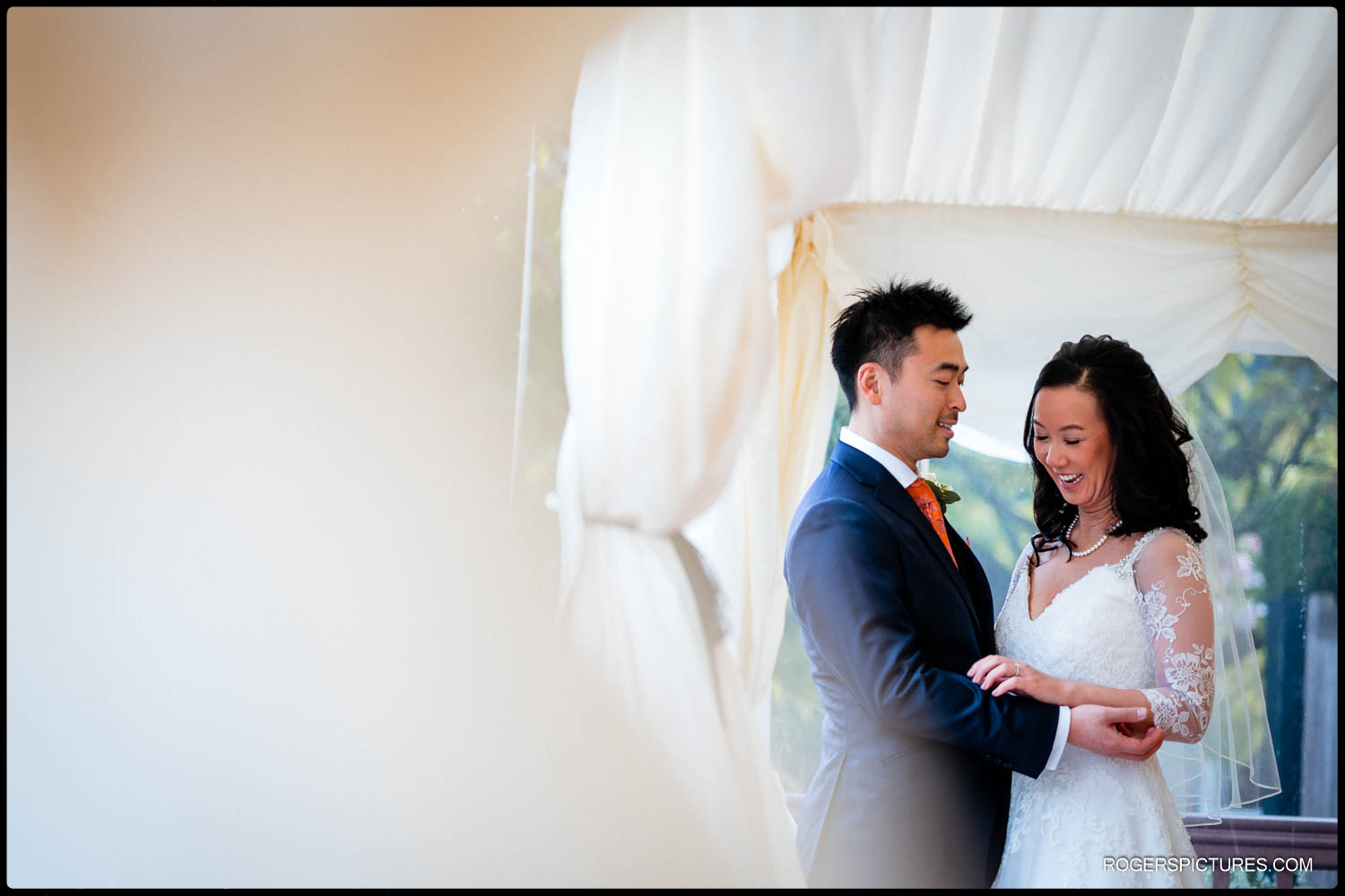 Wedding Ceremony at Oaks Farm Surrey Wedding Photographer UK