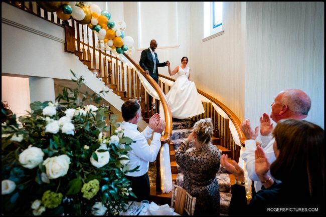 Garden Court Wedding at Hanbury Manor Hotel