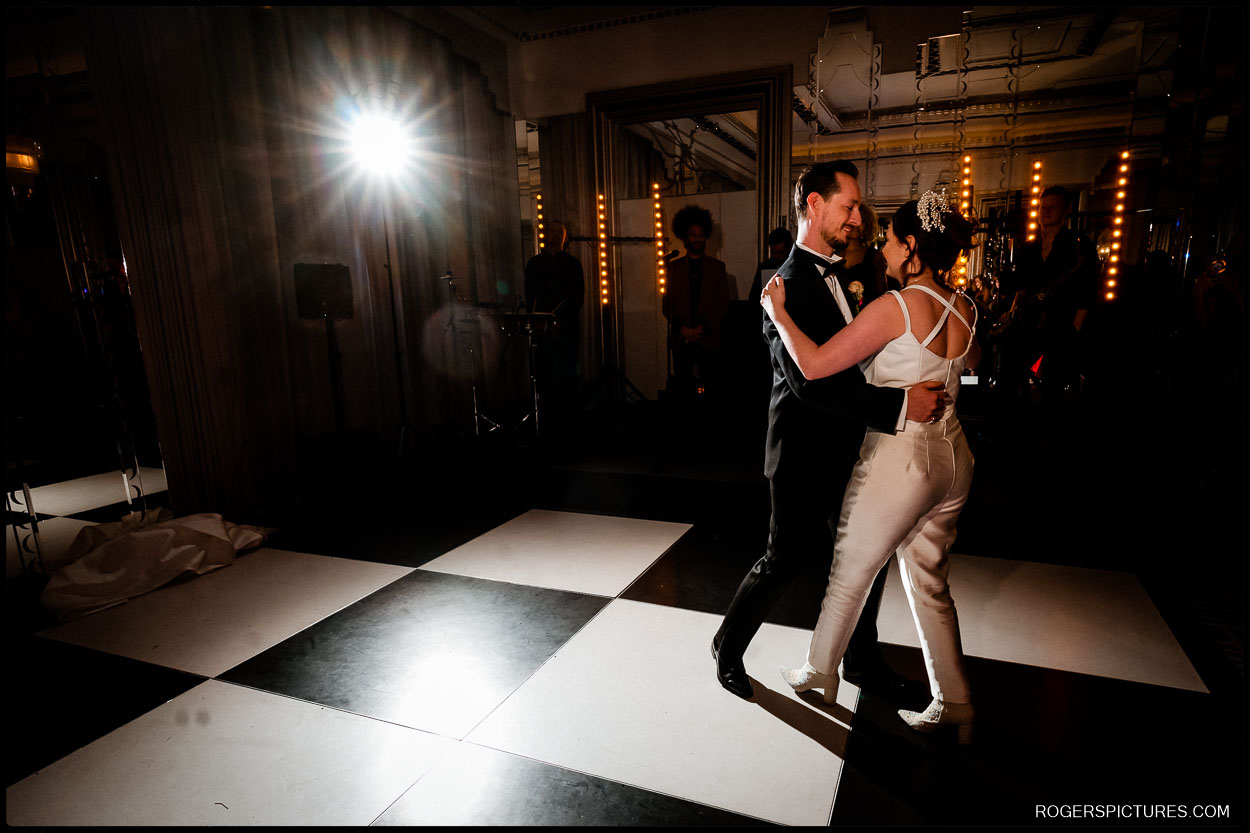 First dance at Claridges in London