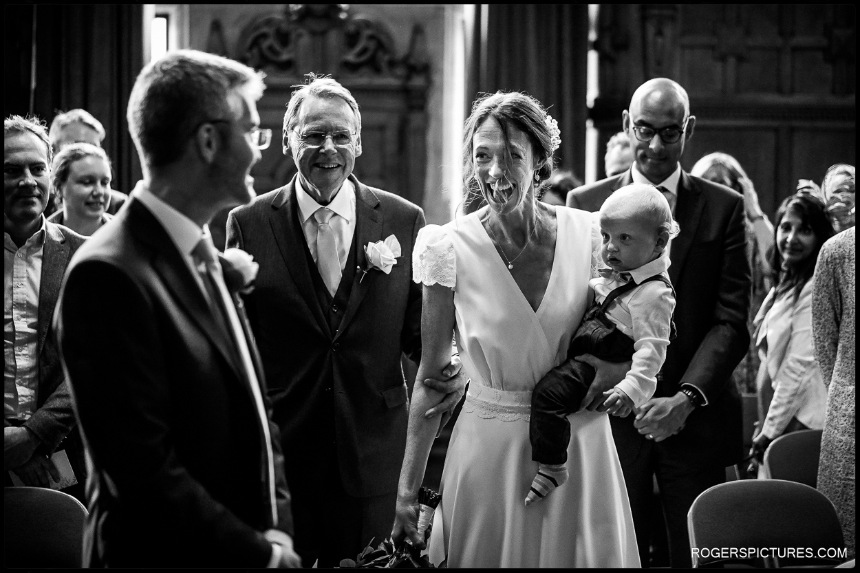 Wedding ceremony at Oxford Town Hall