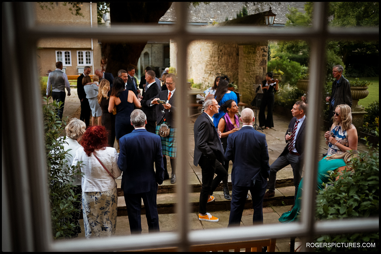 Queens college Oxford wedding reception guests